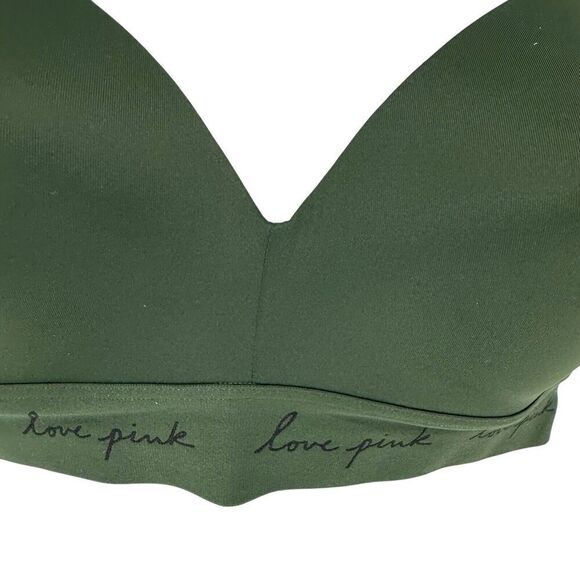 Victorias Secret Bra 34DD Green Wear Everywhere Lightly Lined Wireless Bra PINK - Picture 2 of 9
